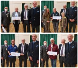 Charities receive money raised by Towcester Midsummer Music Festival