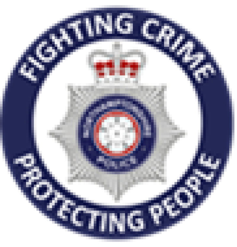 Northamptonshire Police Logo with Fighting Crime Protecting People Border