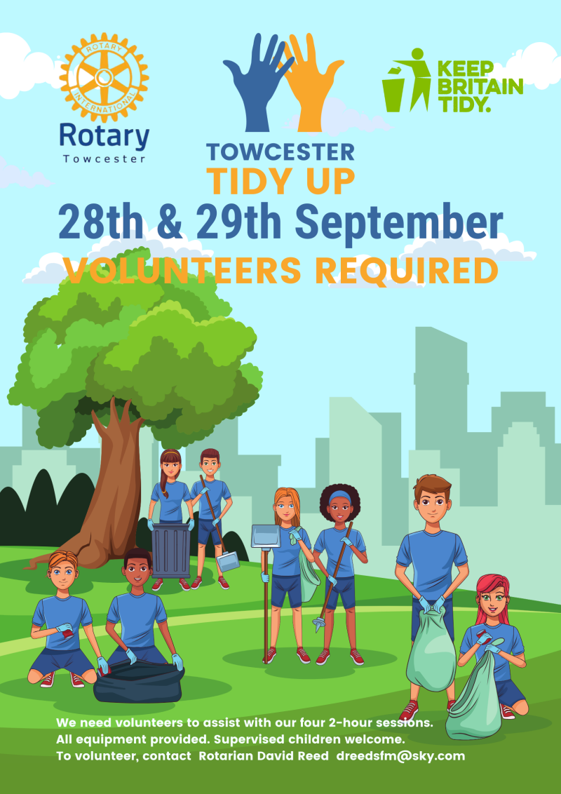 Towcester Tidy Up Poster