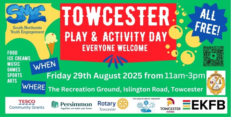SNYE Play & Activity Day 29 August 2025 Banner