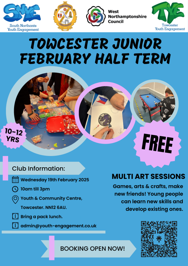 SNYE Kids Activity Session - February Half Term