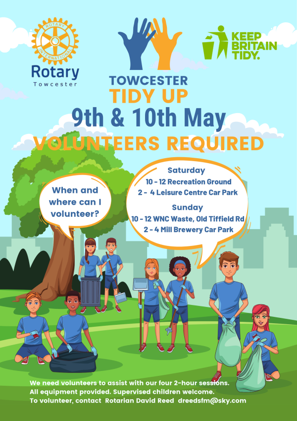 Towcester Tidy Up - 9th/10th May 2026