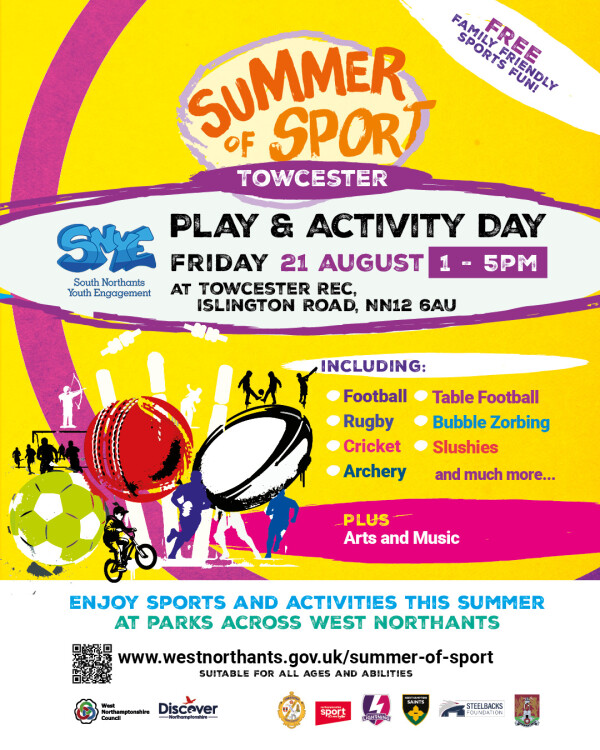 SNYE Play & Activity Day inc. Summer of Sport this August 2026