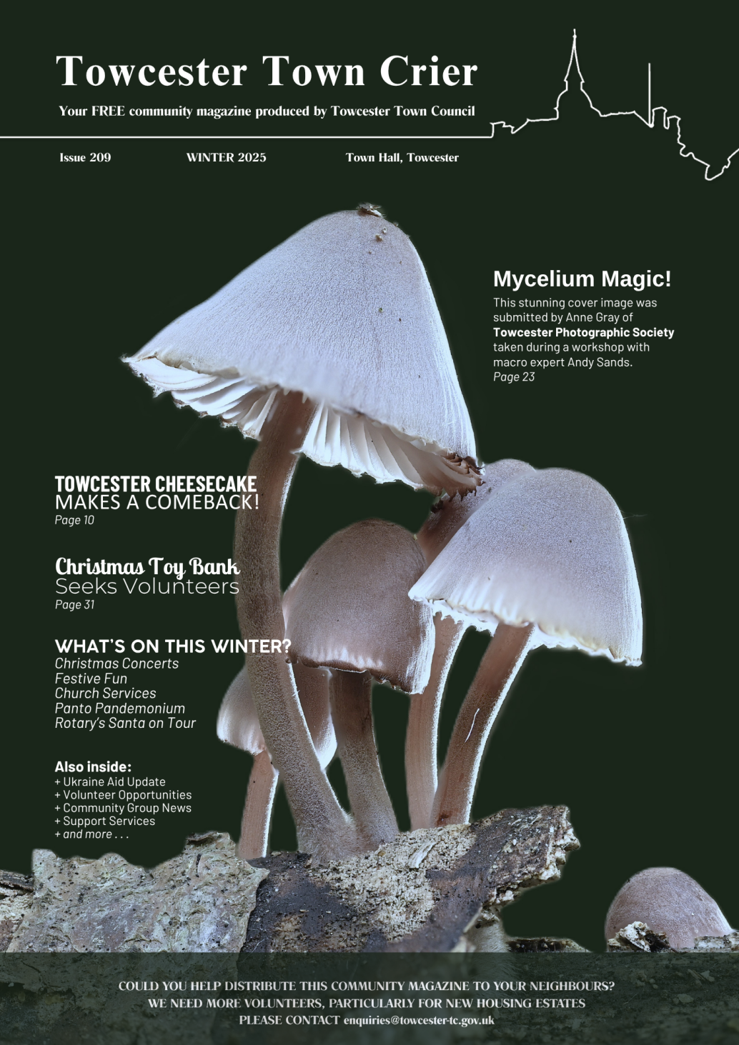 Towcester Town Crier Magazine Issue 209 Winter 2025 Front Cover
